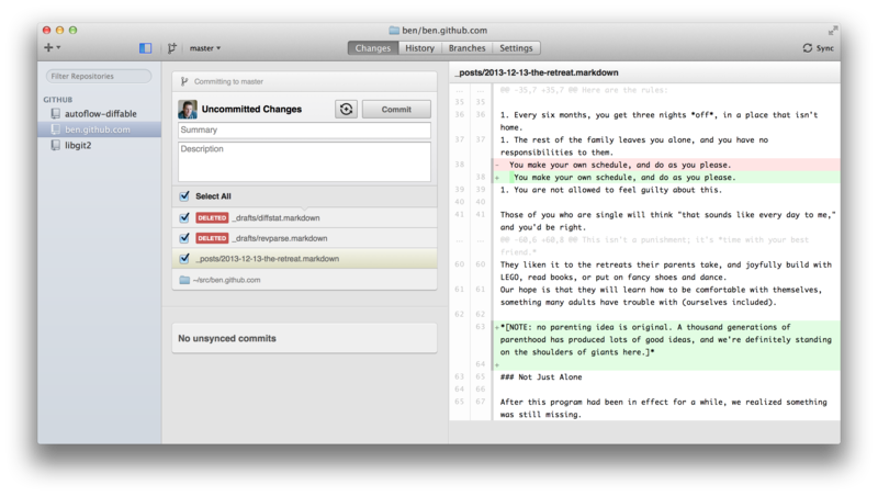 GitHub for Mac.